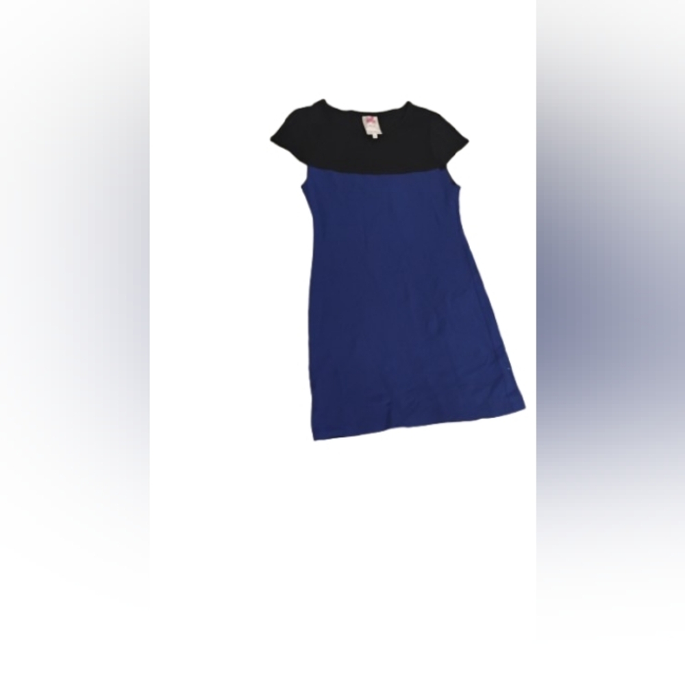 Yoana Baraschi Anthropologie Color Block Cap Sleeve Dress Sz M